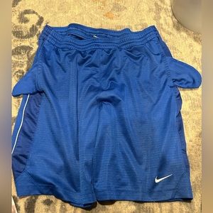 Men’s blue Nike athletic shorts